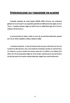 Profil tabagique des patients hospitalisés en service de Pneumologie