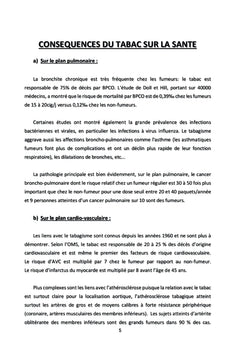 Profil tabagique des patients hospitalisés en service de Pneumologie