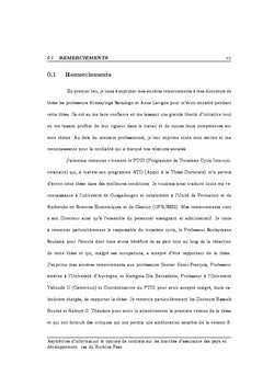 Asymetries d'informations et options de contrats