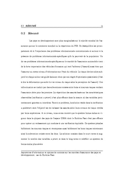 Asymetries d'informations et options de contrats