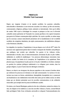 Pratiques culturelles, contextes de violence et identité