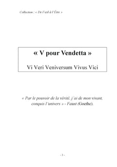 V pour Vendetta