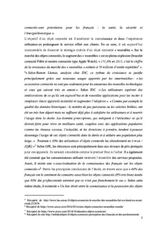 Le comportement du consommateur envers les objets connectés portables