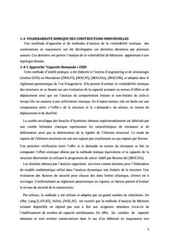 Vulnérabilité sismique des bâtiments en maçonnerie