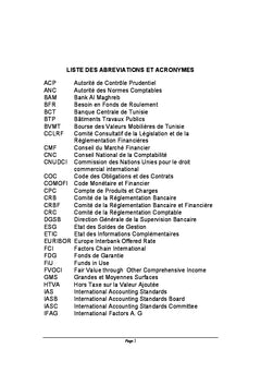 Cadre comptable et prudentiel des sociétés de Factoring