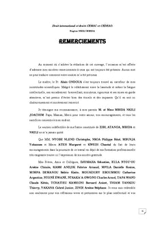 Droit international et droit communautaire