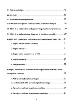Readaptation et variabilite sinusale chez le patient coronarien