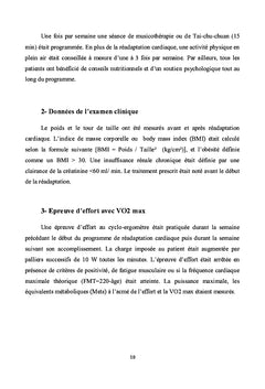 Readaptation et variabilite sinusale chez le patient coronarien