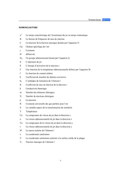 Combustion du monoxyde de carbone en région d'arrêt
