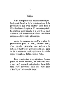 Reforme des entreprises publiques en Republique Democratique du Congo