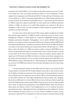 Observation et validation des mesures d'ozone dans l'hémisphère sud