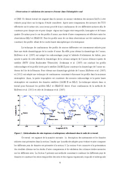 Observation et validation des mesures d'ozone dans l'hémisphère sud