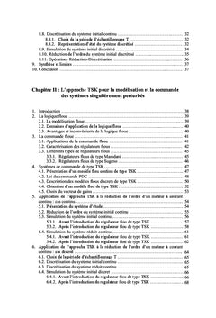 Sur la réduction de l'ordre des systèmes complexes