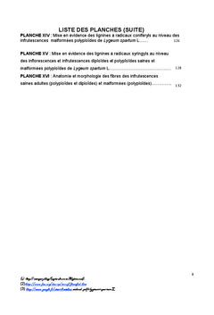 Etude anatomique, histochimique et structurale des lemmes de lygeum sp