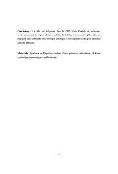 Sclerodermie systemique et cirrhose biliaire primitive