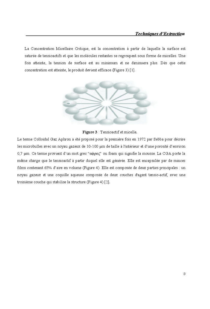Les techniques d'extraction