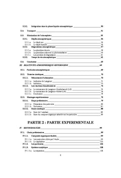 Dégradation photochimique des pesticides dans l'atmosphère