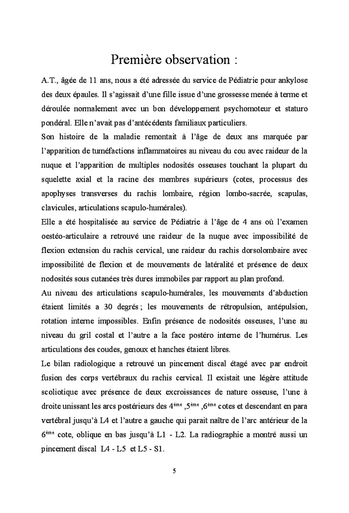 La fibrodysplasie ossifiante progrèssive