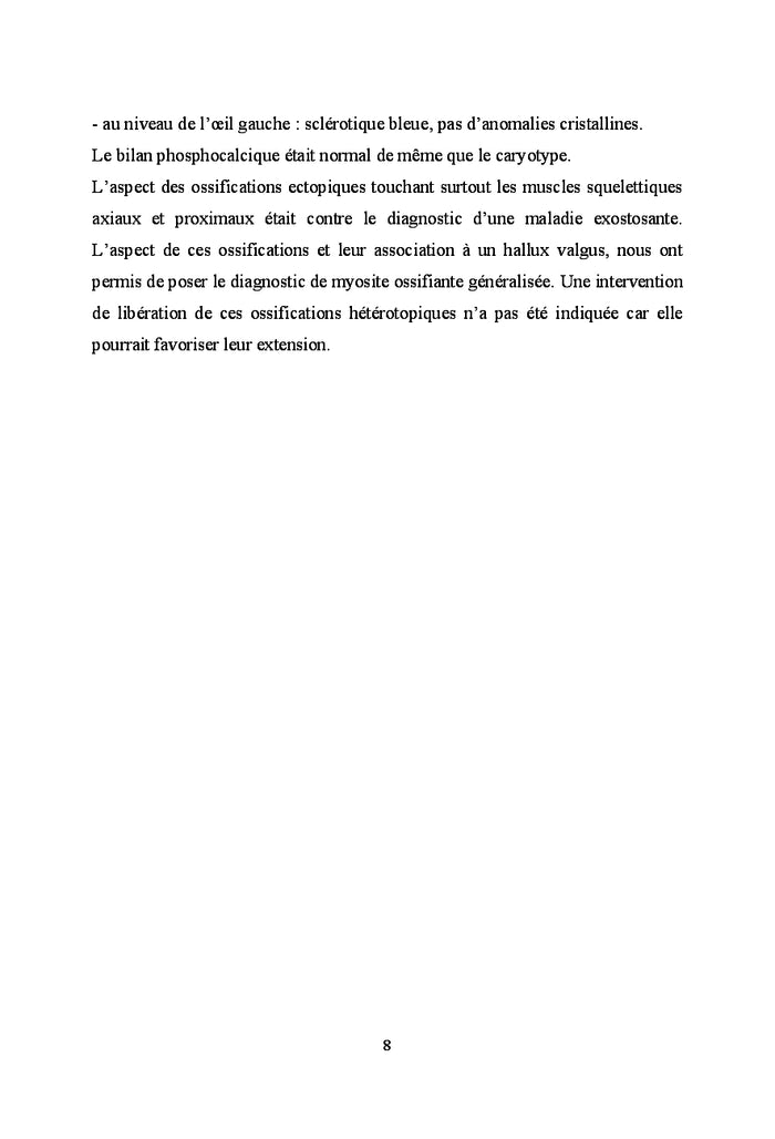 La fibrodysplasie ossifiante progrèssive