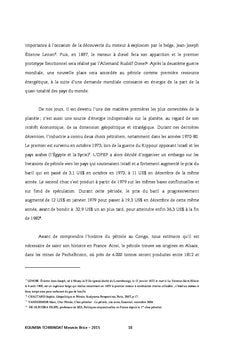 Petrole, developpement economique et l'evolution du niveau de vie