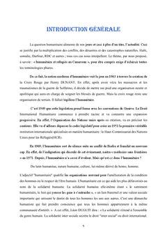 Humanitaire et Réfugiés au Cameroun