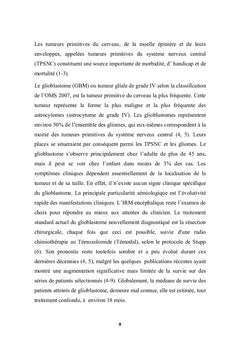 Le glioblastome cérébral