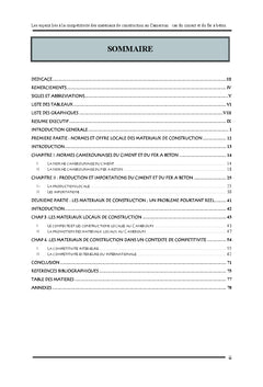 Les enjeux liés à la compétitivité des matériaux de construction