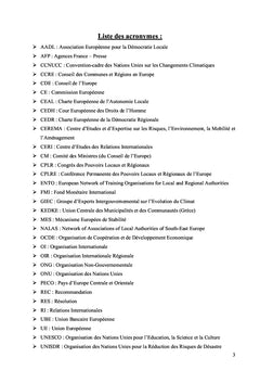 Le Congrès du Conseil de l'Europe garant de la résilience territoriale