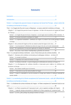 Le Congrès du Conseil de l'Europe garant de la résilience territoriale