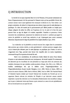 Pénibilité perçue du travail de nuit, impact sur le personnel soignant