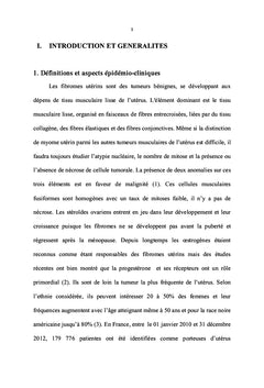 Pronostic obstétrical après myomectomie au CHU Bordeaux