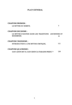 Adonai - essai de Mythocritique sur les Traditions Phoeniciennes