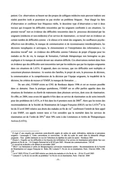 Arret des traitements en reanimation : faire face a la complexite