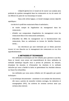 Management des restaurants en Ville de Butembo