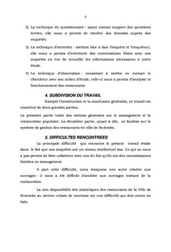 Management des restaurants en Ville de Butembo