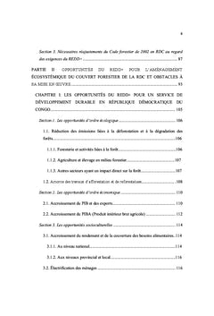 Opportunites du ReDD+ pour l'amenagement durabledes forets tropicales