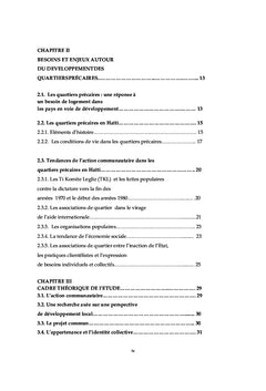 Associations de quartier et services publics à Port-au-Prince