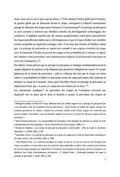 Le principe de précaution en droit UeMOA