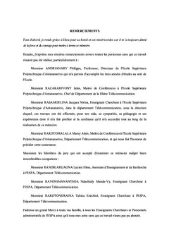 Developpement d'un logiciel numerisant le theoreme de Millman: TMN