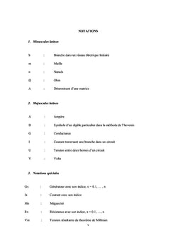 Developpement d'un logiciel numerisant le theoreme de Millman: TMN
