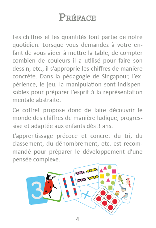 Mon petit coffret Singapour pour apprendre à compter