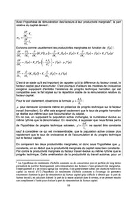 Essai de modelisation du progrès technique endogene