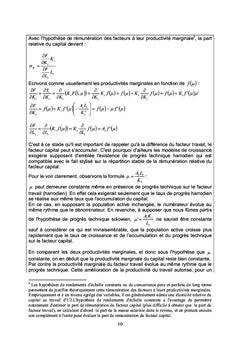 Essai de modelisation du progrès technique endogene