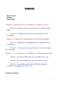 L'impact de la crise financiere de 2008 sur l'economie mondiale