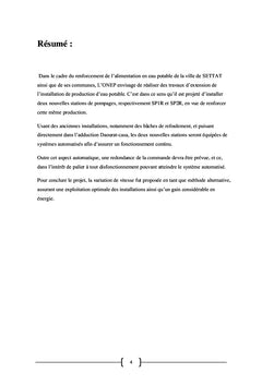 Automatisation & supervision du fonctionnement des stations de pompage