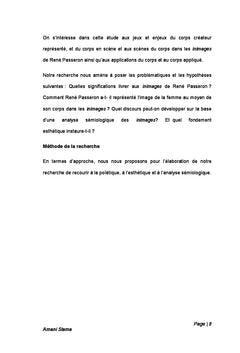 L'image de la femme a travers les INIMAGeS de Rene passeron