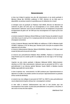 Etude de formulation et de comportement des bétons auto-plaçants