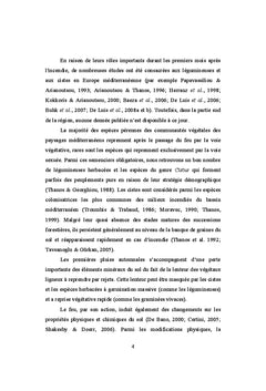 Dynamique après incendie de la suberaie de Kabylie (Algerie)