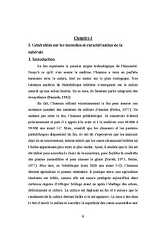 Dynamique après incendie de la suberaie de Kabylie (Algerie)