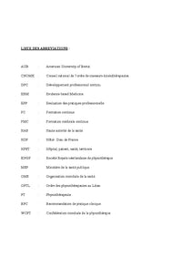 Evaluation des Pratiques Professionnelles